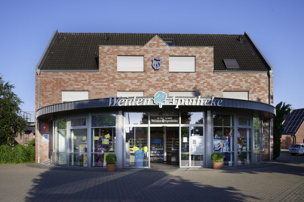 Filiale der Weiden-Apotheke von Außen